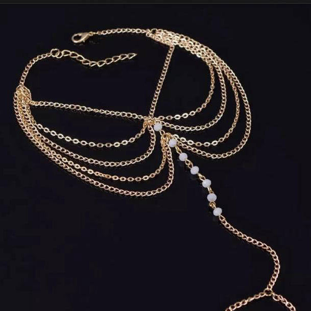 Beautiful Anklet, Golden