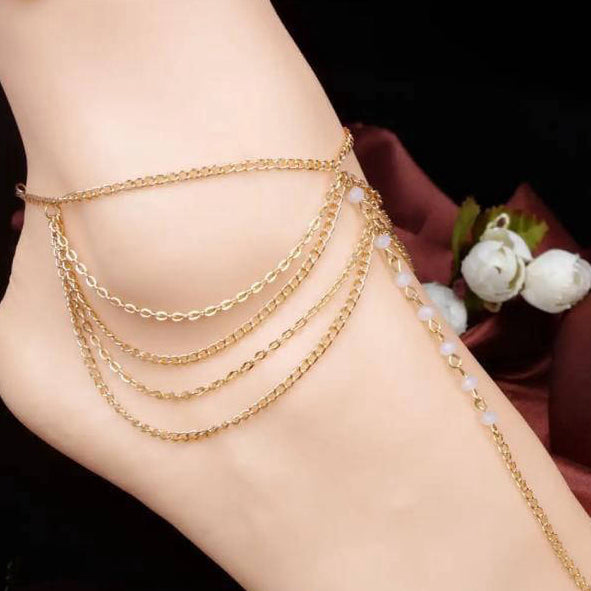 Beautiful Anklet, Golden