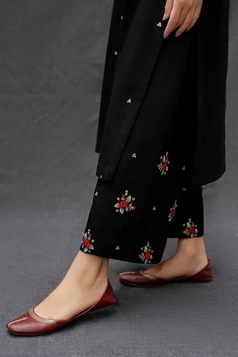 UNUNSTICHED 3 PCS EMBRIODERED DRESS