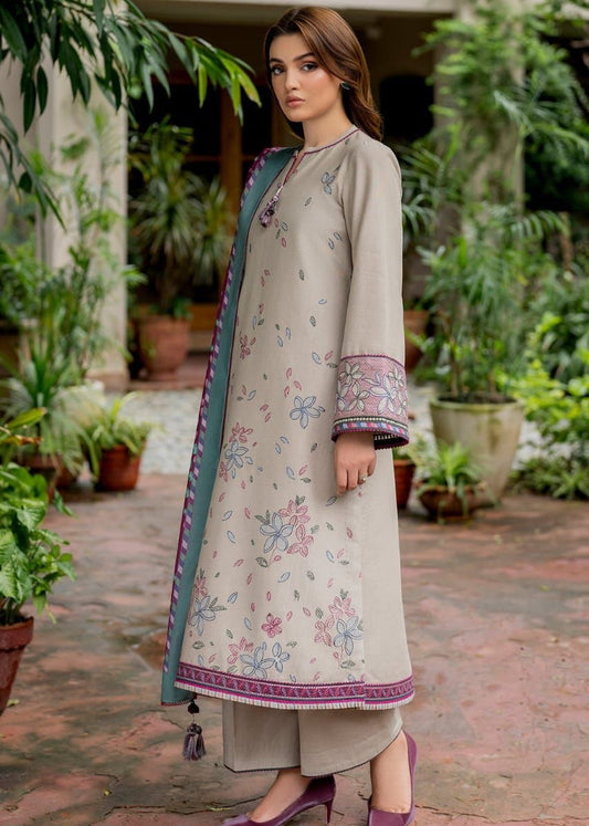 UNUNSTICHED 3 PCS EMBRIODERED DRESS